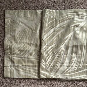 Green Patterned Valance